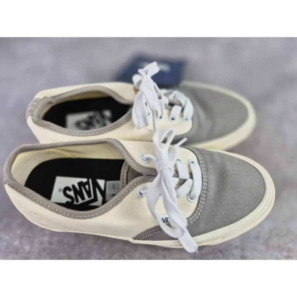 Vans Authentic Reissue 44 LX Drizzle Grey Cream VN000CQAKAQ1 Kids 4.5 Sneakers